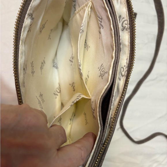 N’Gil Crossbody & Wristlet Brown Sunflower Handbag Spotless Tons of Storage - Picture 12 of 15